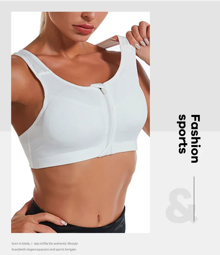 Yoga Fitness Bra Shock-absorbing Sports Bra Breathable and Quick Drying Training Running WOMEN'S Underwear - Zen Fit Plus