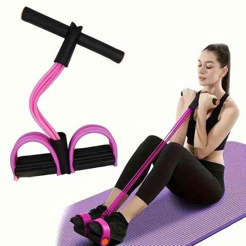 Fitness Pedal Rope, Multifunctional Stretching and Training Equipment, Used for Abdominal, Waist, Arm, and Leg Muscle Workouts, with Home Exercise Equipment for All Users - Zen Fit Plus