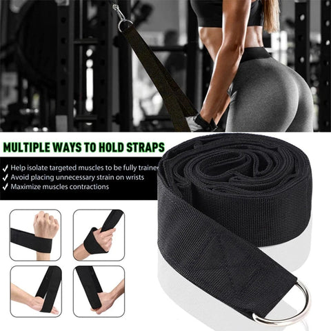 1 PC Fitness Tricep Rope Pull Down Workout Tricep Rope Cable Attachment Strength Zen fit plus