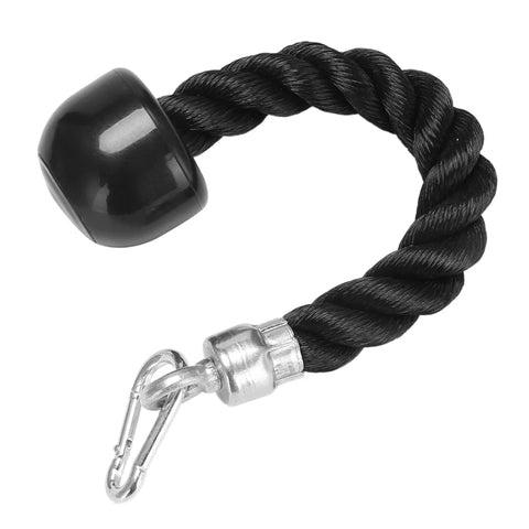 Heavy Duty Tricep Pull Down Single Rope With Snap Hook, Fitness Attachment Cable Machine Pulldown Rope For Home Gym Zen fit plus