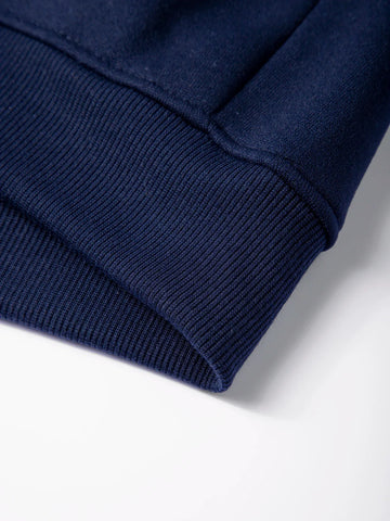 Men's Crew Neck Sweatshirts Solid Color Sweatwear Spring Outdoor Casual Daily Long Sleeve Pullover Hoodie Man Sportswear - Zen Fit Plus