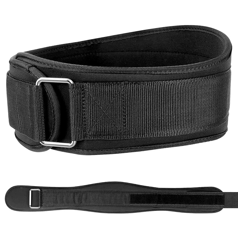 Weight Lifting Belt Back Support Workout Belt with Metal Buckle for Men Women Gym Squats Deadlifts Powerlifting Cross Training Zen fit plus