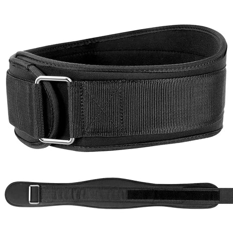 Weight Lifting Belt Back Support Workout Belt with Metal Buckle for Men Women Gym Squats Deadlifts Powerlifting Cross Training Zen fit plus