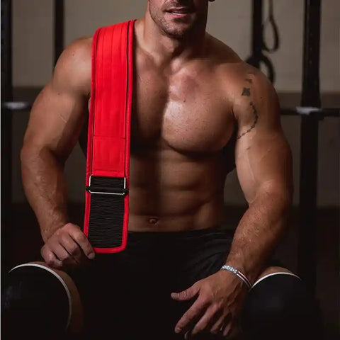 Self-locking Buckle Weightlifting Belt Fitness Adjustable Nylon Gym Workout Belts Deadlifting Squatting Lifting Back Support Zen Fit Plus