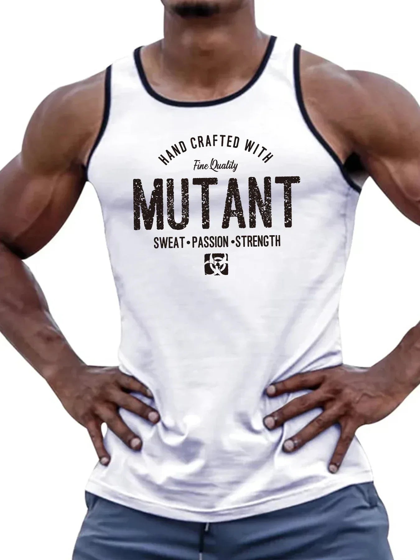 Summer New Fitness Sports Tank Top for Men's Quick Drying, Breathable and Stretching Sleeveless T-shirt Fashion Men's Sweetheart - Zen Fit Plus