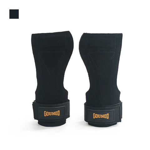 2PC/1pair Cowhide Palm Protection Wear-resistant Non-slip Wrist Protection Equipment Fitness Weightlifting Booster Belt Deadlift Zen Fit Plus