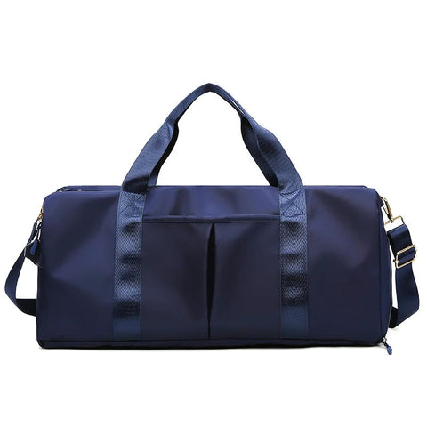 Gym Bag Men Women Training Fitness Swim Travel Luggage Handbag Yoga Shoulder Pack Shoes Storage Waterproof Dry Wet Separation Zen fit plus