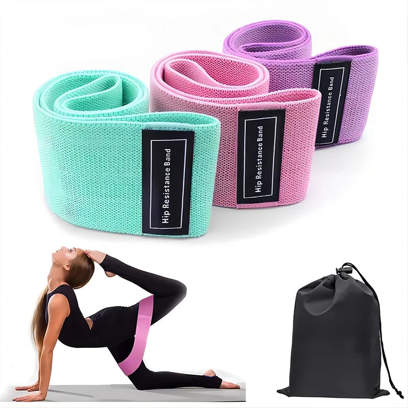 Elastic Bands Fitness Resistance Bands Yoga Pilates Hip Circle Expander Bands Gym Training Home Workout Equipment Zen fit plus