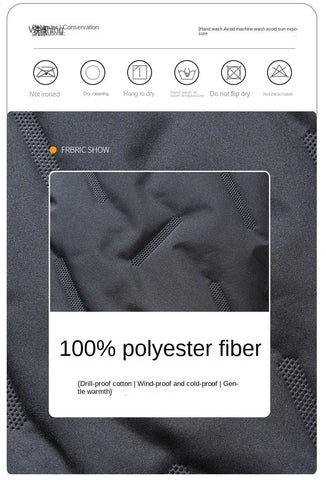 Autumn and winter fashion men's cotton vest jacket casual multifunctional plus size warm standing collar sleeveless men's top - Zen Fit Plus