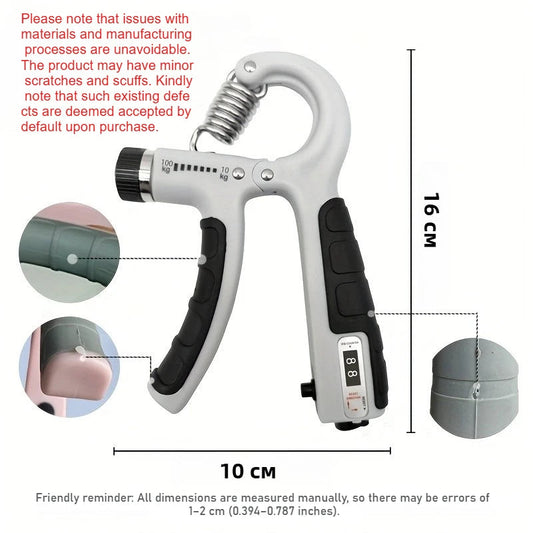 Grip Strength Trainer Forearm Strengthener Hand Squeezer Adjustable Resistance Hand Grip Strengthener for Muscle Building Zen Fit Plus