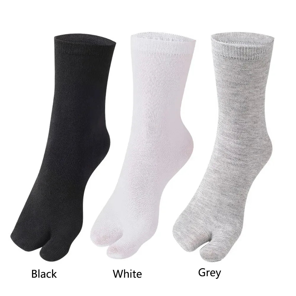 1-5PCS Women/Men Unisex Japanese Kimono Flip Flop Sandal Split Two Toes Sock Tabi Geta Cotton Socks New Arrival - Zen Fit Plus