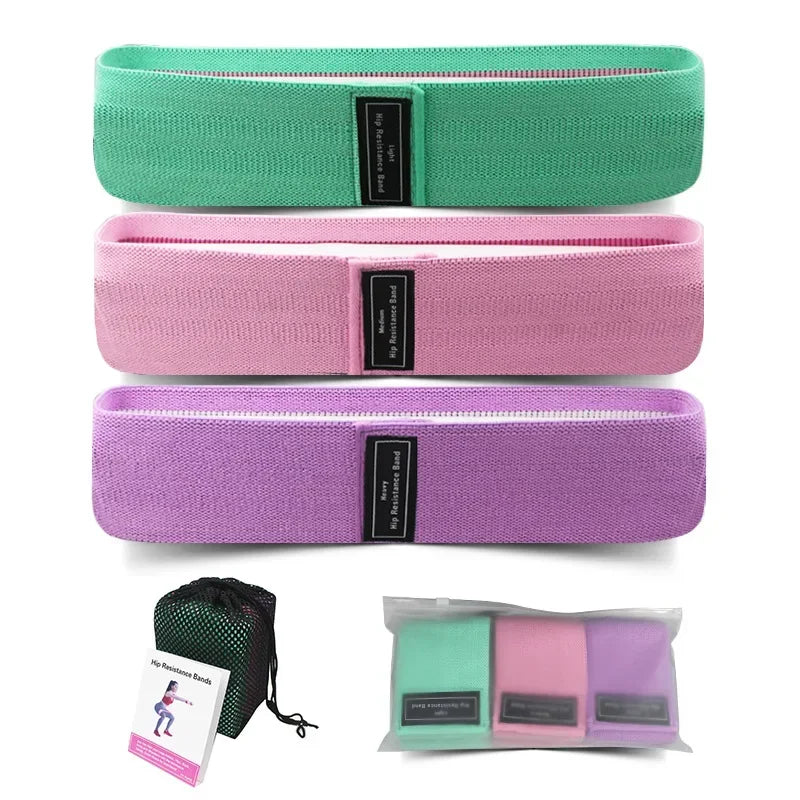 1/2/3PCS Elastic Bands Fitness Resistance Bands Yoga Pilates Hip Circle Expander Bands Gym Training Home Workout Equipment Zen fit plus
