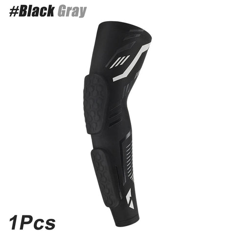 1 Pcs Sports Padded Arm Sleeves Protective Compression Elbow Pad Basketball Football Volleyball Soccer Gym Sport Arm Guards Home Zen fit plus