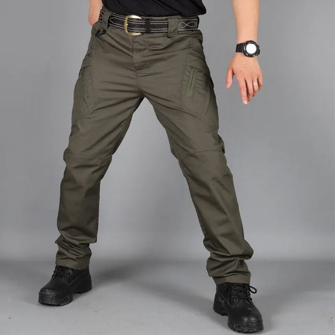 Summer Military Tactical Cargo Pants Casual Trousers Men Wear-resisting Multi-Pockets Quick Dry Outdoor Hiking Work Trousers Men Zen fit plus