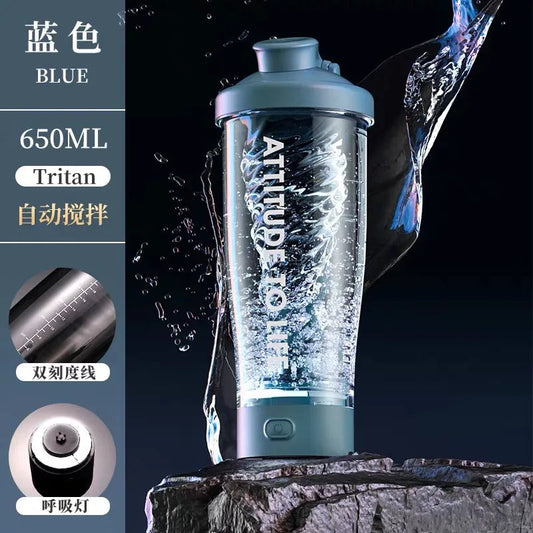 450/600ml  Electric Mixing Cup Portable Protein Powder Shaker Bottle Mixer For Travel Home Office Kitchen Tools Zen fit plus