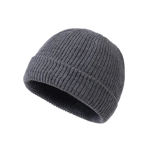 Knitted Hat for Men & Women Caps Wool Fashion Simple Warm Skullies Beanies Solid Autumn Winter Beanie Cap Trendy Style Zen Fit Plus