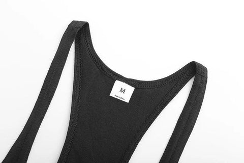 NO PAIN NO GAIN Print Gym Fitness T-Shirt Mens Bodybuilding Sport Sleeveless Vests Cotton Breathable Y-back Suspenders Tank Tops - Zen Fit Plus