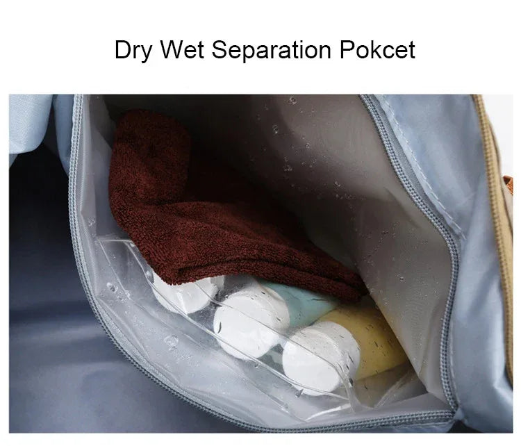 Travel Gym Bag Short-distance Luggage Portable Fitness Bags Shoulder Crossbody Chest Bag Handbags Duffle Carry On Weekender Bag - Zen Fit Plus