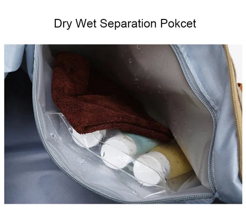 Travel Gym Bag Short-distance Luggage Portable Fitness Bags Shoulder Crossbody Chest Bag Handbags Duffle Carry On Weekender Bag - Zen Fit Plus