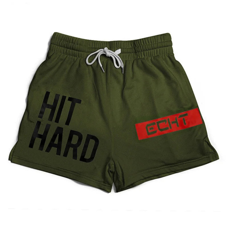 2024 NWE Summer men shorts printing sports shorts fitness exercise beach shorts breathable mesh shorts jogger men's brand shorts Zen fit plus