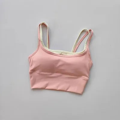 Shockproof Sports Bra for Women Slim Elastic Fitness Underwear  Gym Breathable Yoga Crop Top Sportswear Zen fit plus