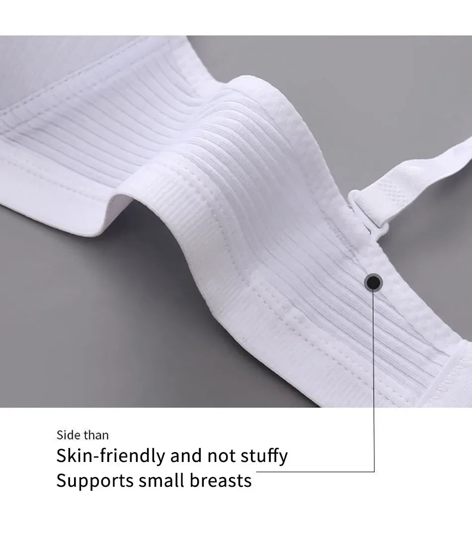 Sport Underwear for Teens Seamless Girl No Underwire Training Bra Soft Skin-Friendly School Girl Small Size Bra Clothing - Zen Fit Plus