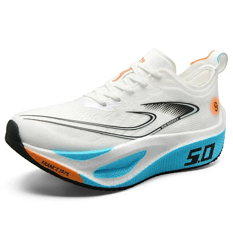 Unisex 2025 Full Carbon Plate Running Shoes Professional Marathon Racing Lightweight Bounce Cushion Breathable Sports Sneakers - Zen Fit Plus