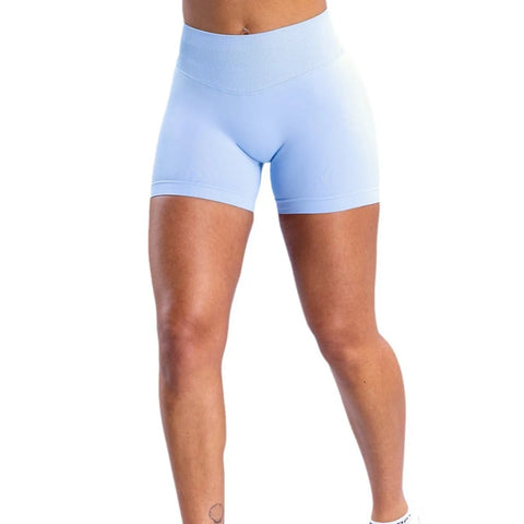 Summer High Waisted Yoga Shorts Fashionable and Sexy Running Fitness Pants Solid Color Yoga Leggings Zen fit plus