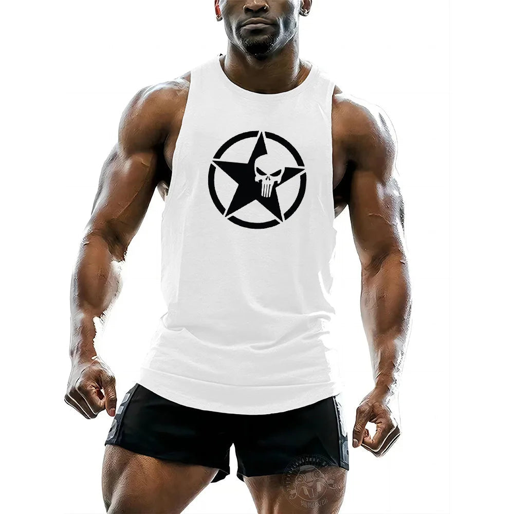 Summer new fitness sport men's vest Quick drying sleeveless T-shirt Fitness wear Basketball training vest men's sweatshirt tops Zen fit plus