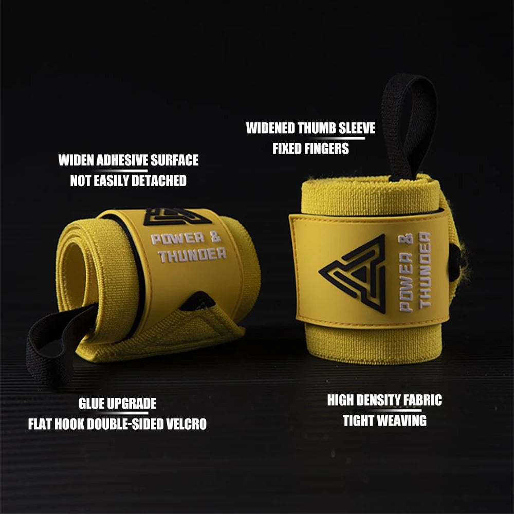 1 Pair Premium Wrist Support Fitness Wristbands Protect Your Wrist During GYM Workouts Ideal for Intense Bench Press Deadlift Zen fit plus
