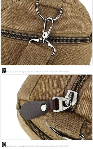 Male Canvas Sport Bag Durable Multifunction Handbag Men Training Gym Bags Women Fitness Shoulder Bag Outdoor Sporting Backpack - Zen Fit Plus