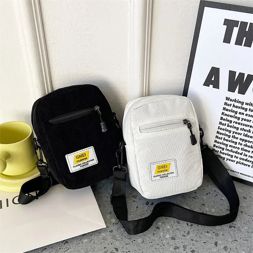 Unisex Crossbody Bag Oxford Cloth Diagonal Shoulder Bags Solid Color Satchels Fashion Leisure Trend Square Sling Handbags - Zen Fit Plus