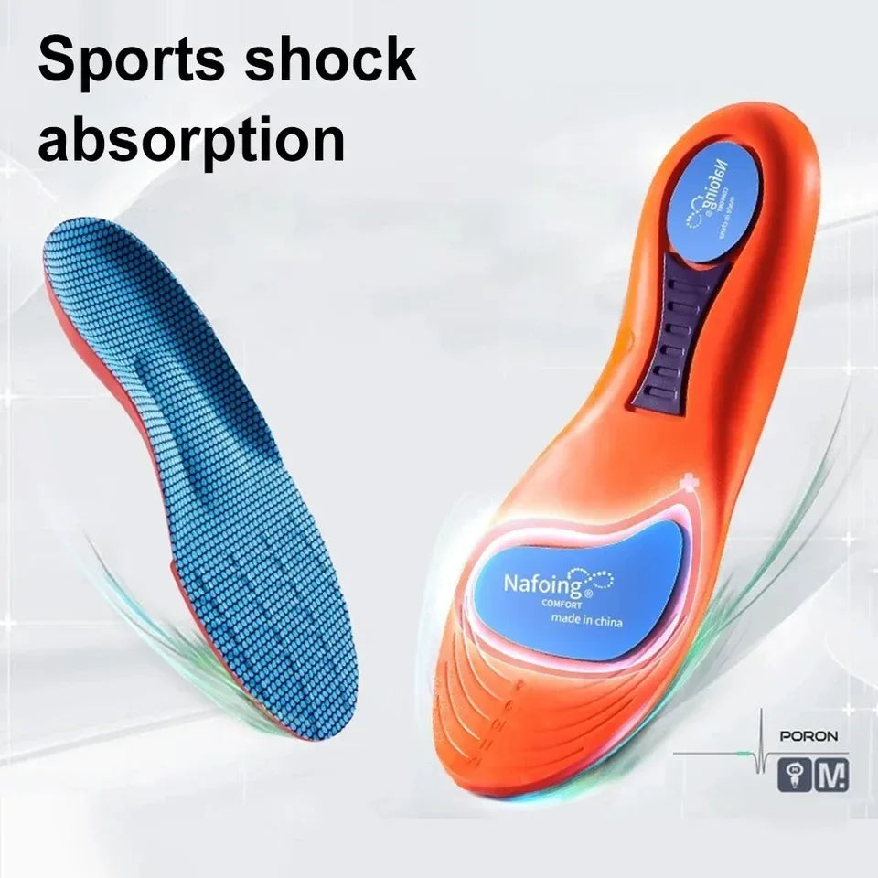 Sport Orthopedic Insoles for Feet Men Women EVA Breathable Shock Absorption Shoes Insole for Running Basketball Sport Care Pads - Zen Fit Plus