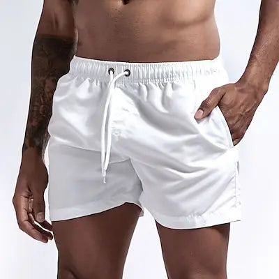 Men's Swim Shorts Swim Trunks Quick Dry Board Shorts Bathing Suit Breathable Drawstring With Pockets for Surfing Beach Summer Zen fit plus