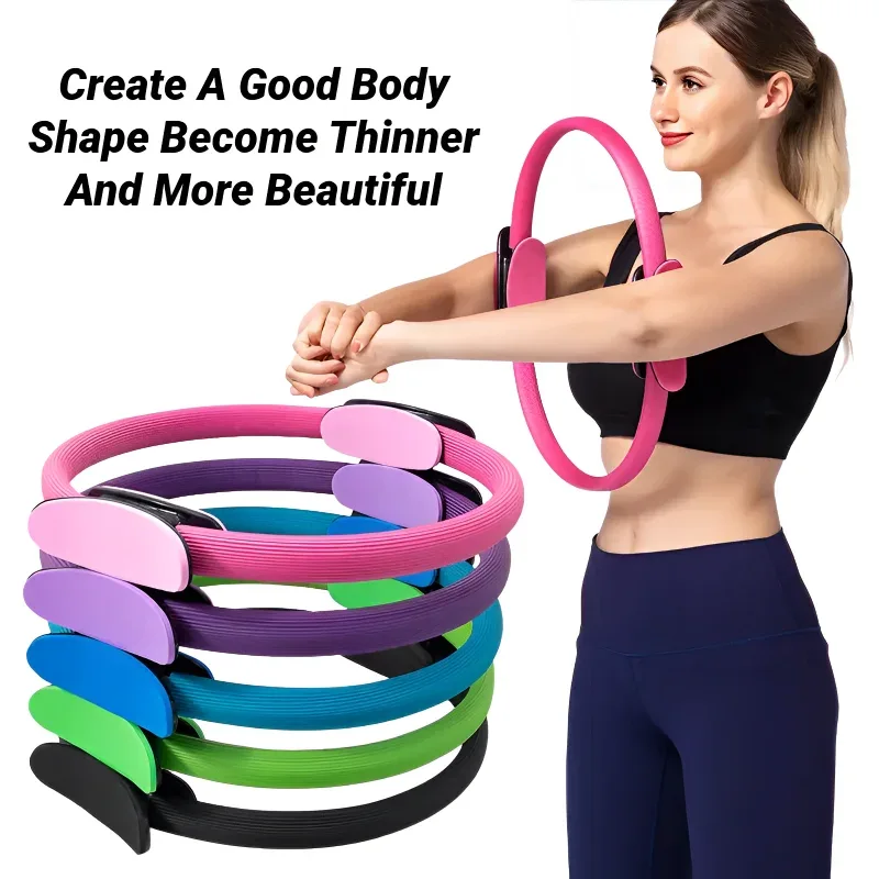 Yoga Fitness Ring Circle Pilates Women Girl Exercise Home Resistance Elasticity Workout Pelvic Floor Muscle Postpartum Training - Zen Fit Plus