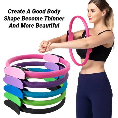 Yoga Fitness Ring Circle Pilates Women Girl Exercise Home Resistance Elasticity Workout Pelvic Floor Muscle Postpartum Training - Zen Fit Plus