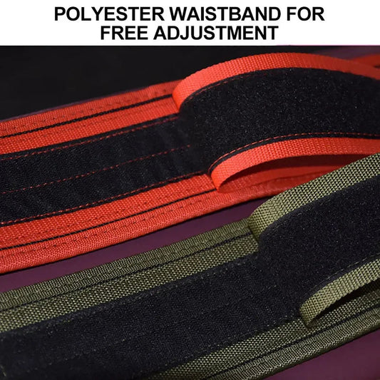 GOBYGO 1Pcs Fitness Weightlifting Belt Squat Pull-Up Gym Strength Lifting Adjustable Lumbar Support Metal Buckle Cross Training Zen fit plus