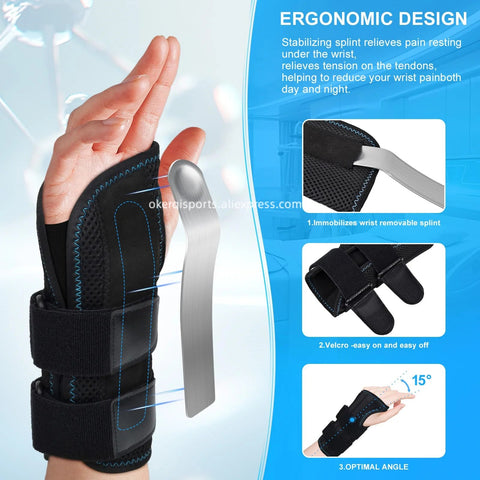 1Pcs Adjustable Wristband Wrist Support Wrist Brace Sport Left Right Hand Wrist Support for Fitness, Weightlifting & Pain Relief Zen fit plus