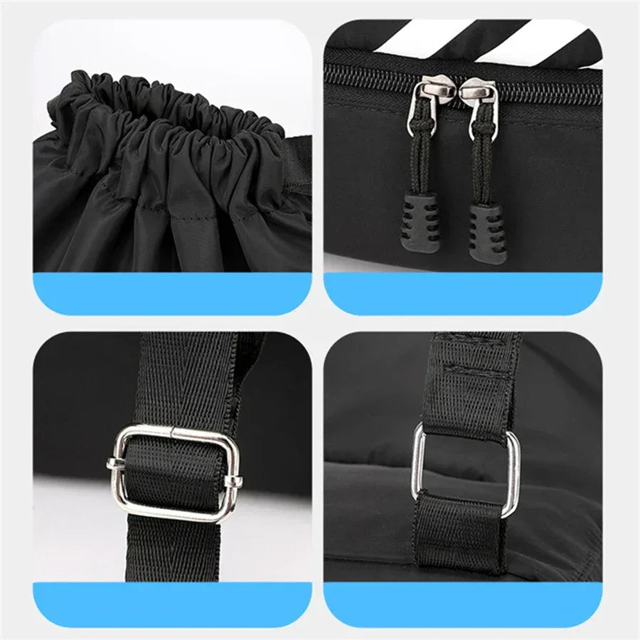 Fitness Gym Bag Backpack Women Men Basketball Backpack Outdoor Soccer Football Storage Bags Training Drawstring Sports Knapsack - Zen Fit Plus