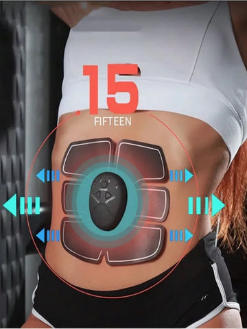 EMS Abdominal Muscle Patch Fitness Abdominal Massage Instrument Home Fitness Equipment Abdominal Fitness Instrument - Zen Fit Plus