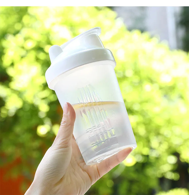 Leeseph Shaker Bottle with Shaker Balls Leak Proof Drink Shaker Bottle for Shake and Pre Work Out Best Shaker Cup (BPA free) Zen fit plus
