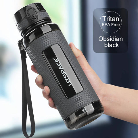 UZSPACE Sport Water Bottles BPA Free Portable Gym Anti-fall Leak-proof Large Capacity Fitness Kettle Tritan Plastic Drink Bottle Zen fit plus