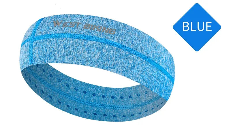 WEST BIKING Sports Headband Anti-slip Sweat Absorbing Elastic Sweatband Quick Dry Men Women Running Fitness Gym Cycling Headwear - Zen Fit Plus