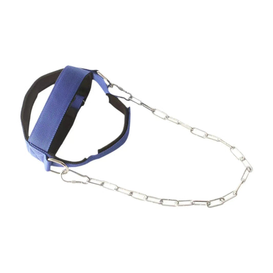 Head Harness Neck Trainer Heavy Duty with Metal Loop Muscle Building Core Strength for Weight Lifting Bodybuilding Wrestling Zen fit plus