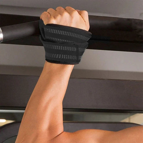 2PCS Weightlifting Hand Belt Anti-Slip Sport Fitness Wrist Wraps Straps Gym Support Lifting Grip Belt Fitness Bodybuilding Zen fit plus