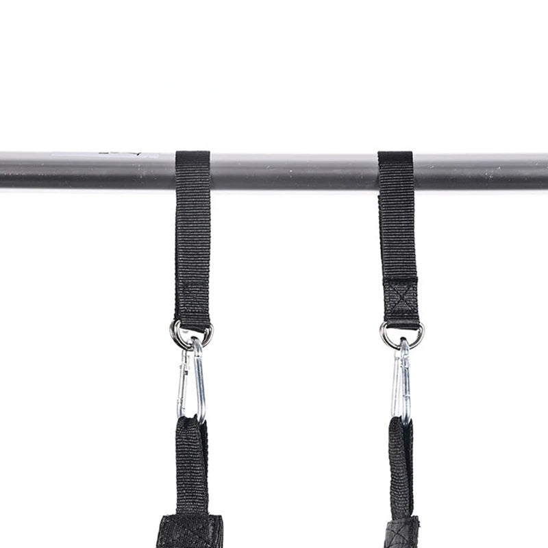 Fitness AB Sling Straps Suspension Rip-Resistant Heavy Duty Pair for Pull Up Bar Hanging Leg Raiser Home Gym Fitness Equipment Zen Fit Plus