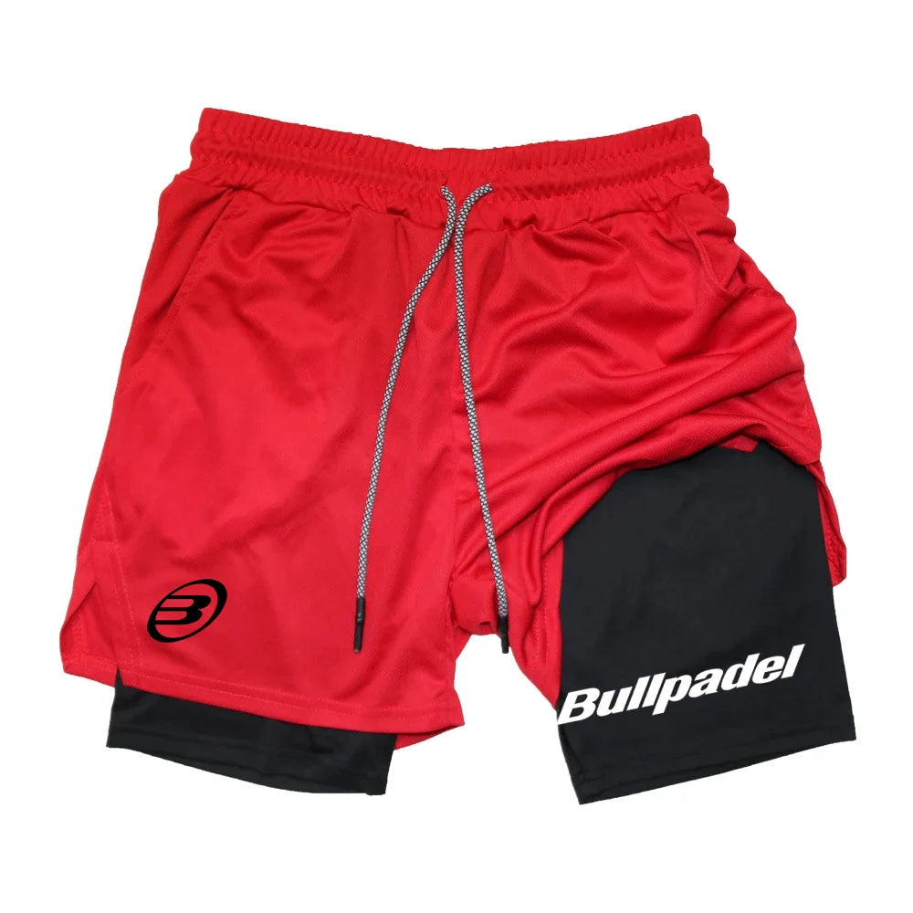 New Men's Padel Sport Shorts Summer Male Breathable Tennis Shorts Quick-Drying Badminton Trousers Outdoor Running Sportwear Zen fit plus