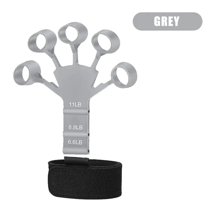Finger Strengthener with 6 Resistant Level Grip Strength Trainer Finger Exerciser Hand Strengthener Flexion Extension Wrist Zen Fit Plus