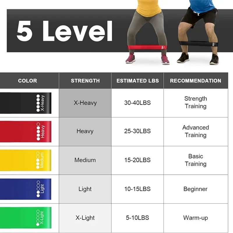 Resistance Loop Exercise Band Exercise Bands for Home Fitness Stretching Strength Training Physical Therapy Elastic Workout Band Zen fit plus