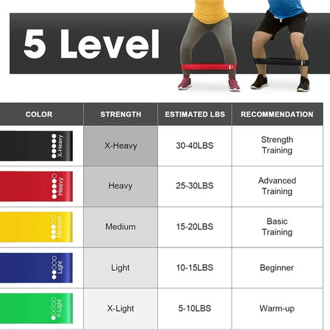 Resistance Loop Exercise Band Exercise Bands for Home Fitness Stretching Strength Training Physical Therapy Elastic Workout Band Zen fit plus